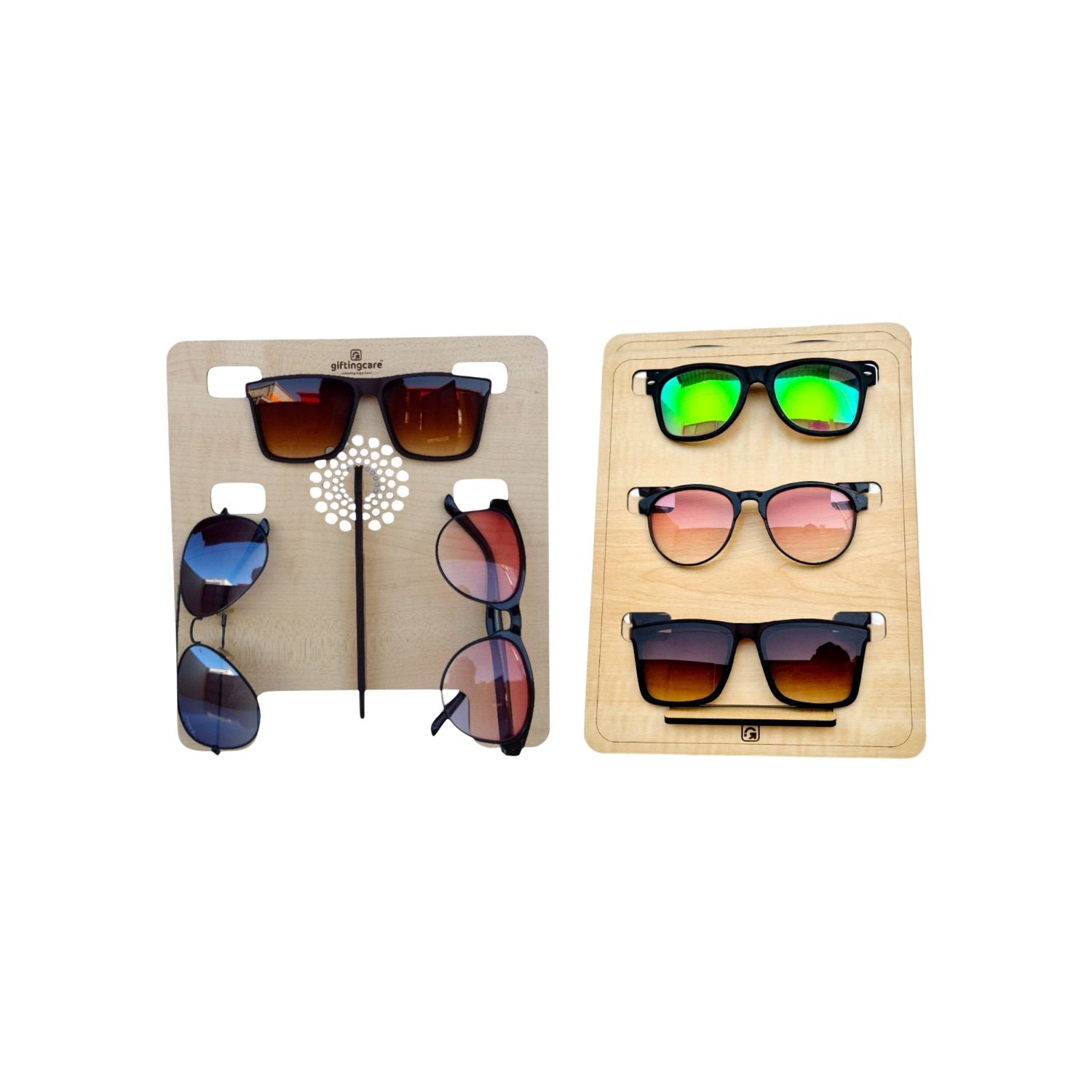 Sunglasses Holder Stand | Wooden Glasses Holder | Summer Birthday Gift | Personalised Gift | Glasses Organiser Combo