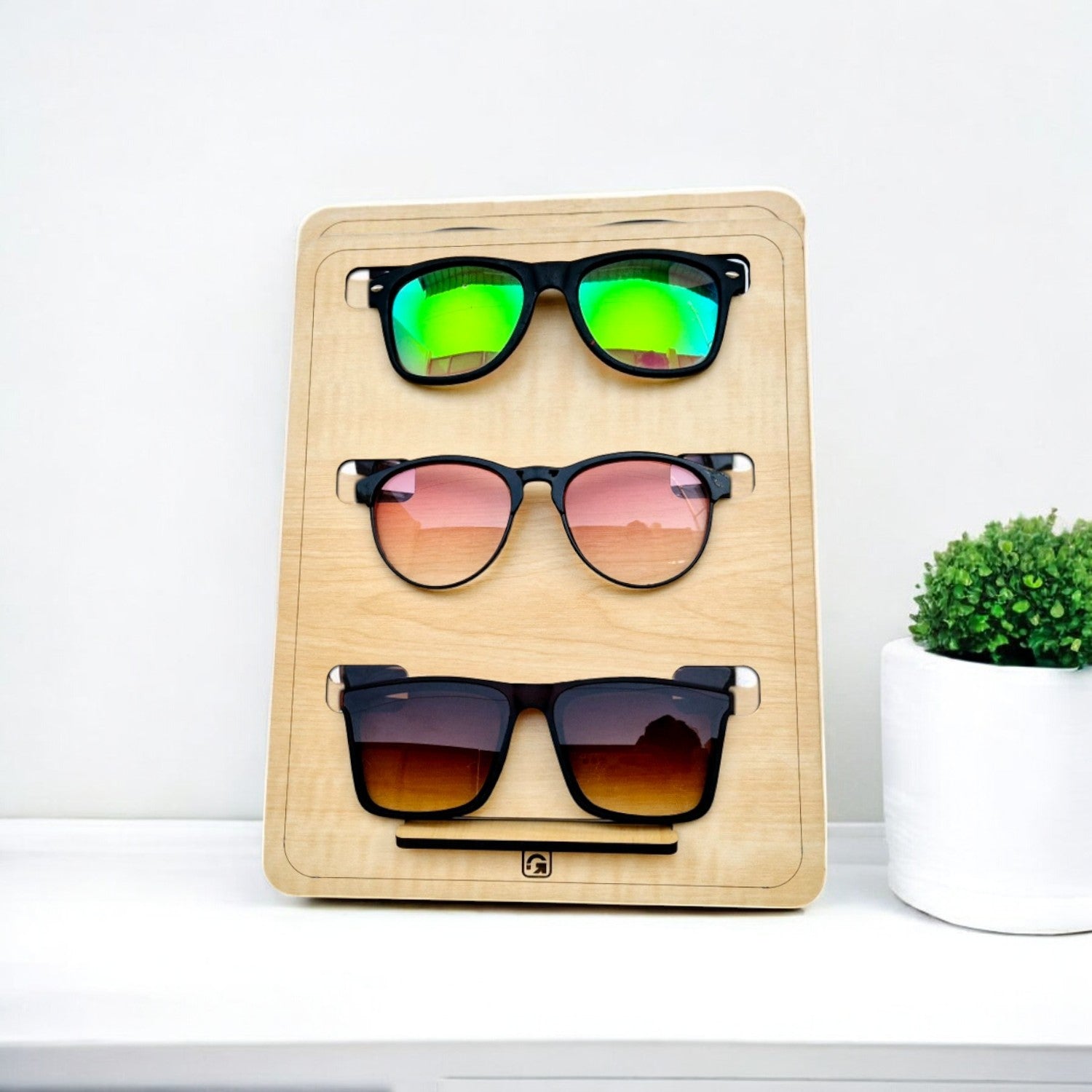 Sunglasses Holder Stand | Wooden Glasses Holder | Summer Birthday Gift | Personalised Gift | Glasses Organiser Combo