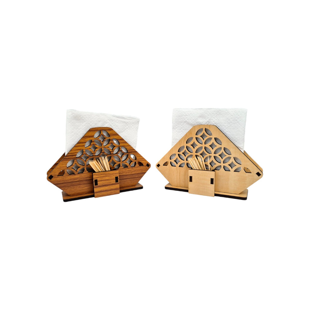 Wooden Cutlery Stand for Kitchen & Dining Table | Spoon, Knife & Fork Holder |3 Compartments & 2 Compartments Combo Set Of 2