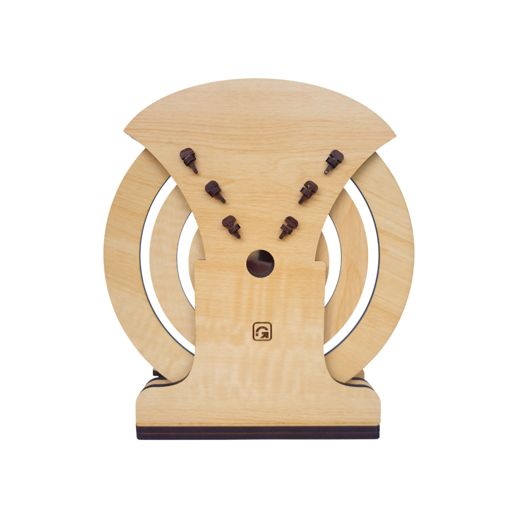 Circular lifetime wooden Wall Calendar for Office and home