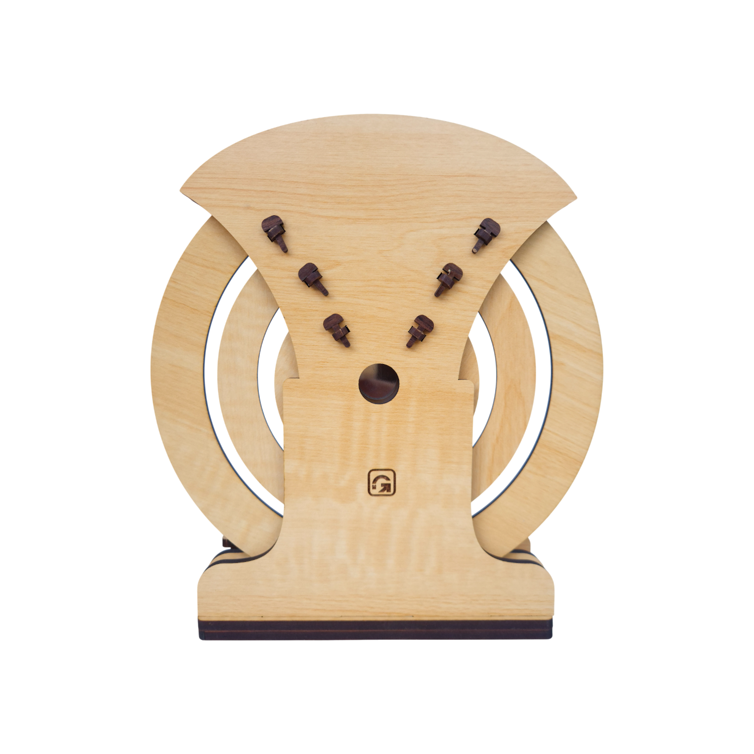 Circular lifetime wooden Wall Calendar for Office and home