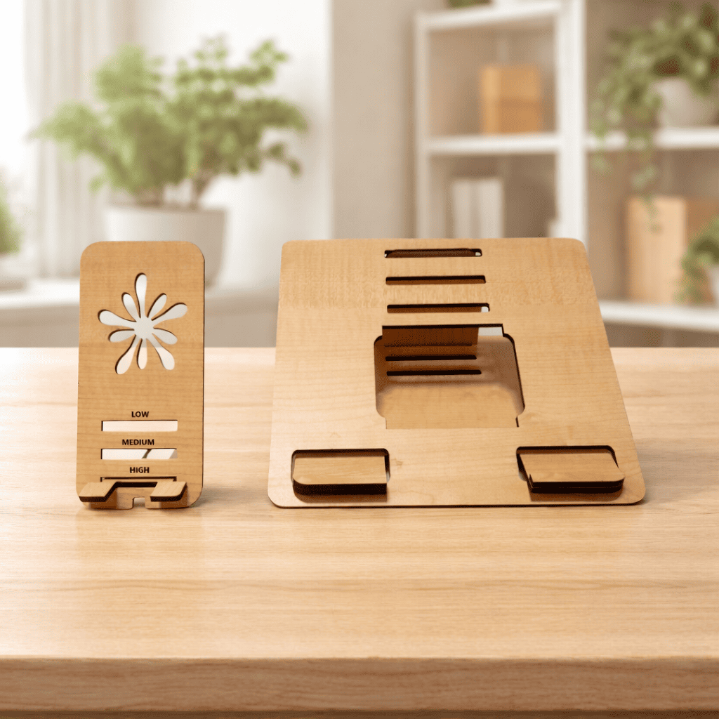 Portable Cross Laptop Stand | Office Desk & Work From Home | Lightweight Portable