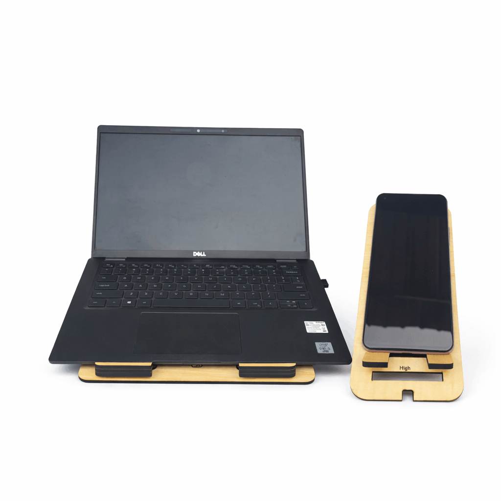 Portable Cross Laptop Stand | Office Desk & Work From Home | Lightweight Portable