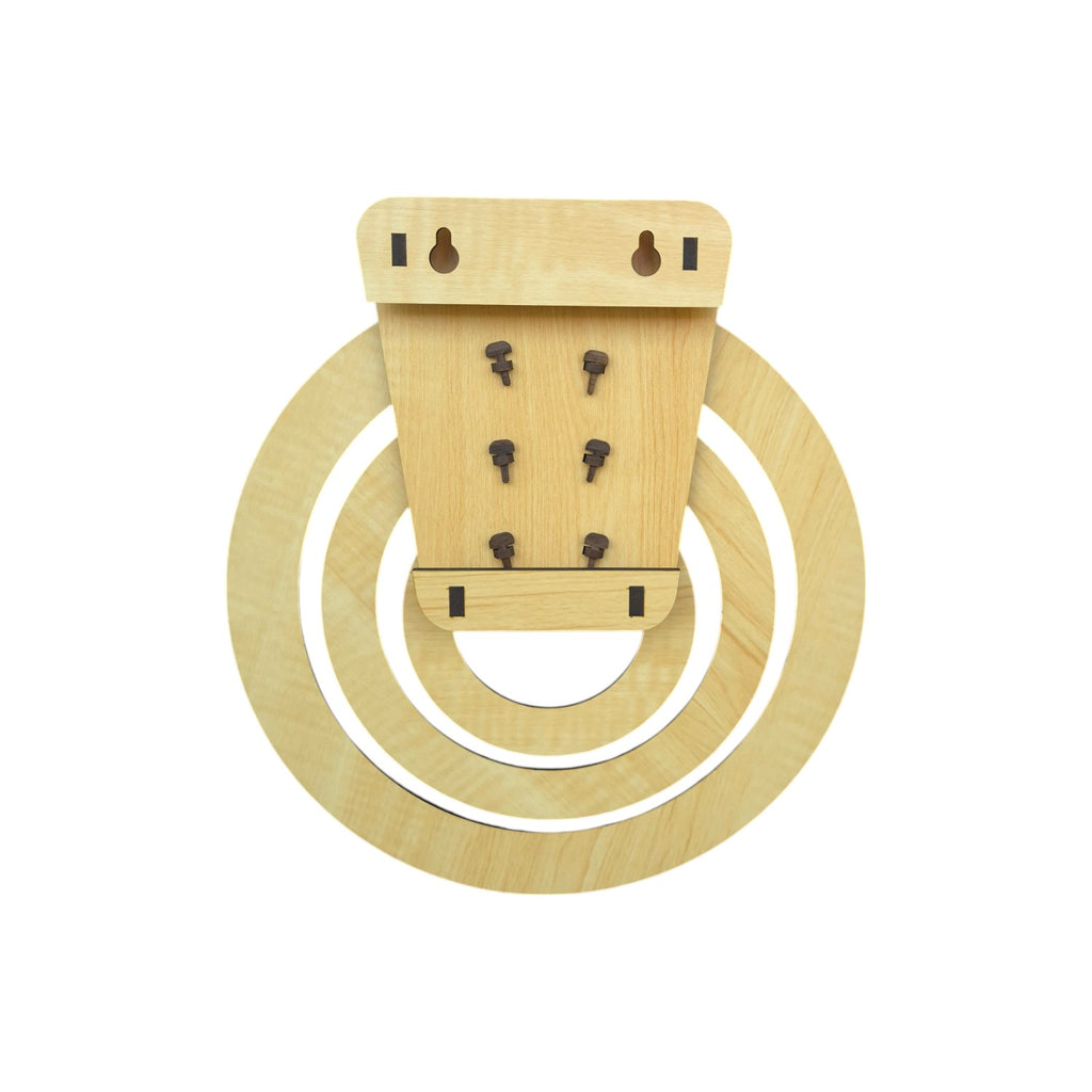 Circular lifetime wooden Wall Calendar for Office and home