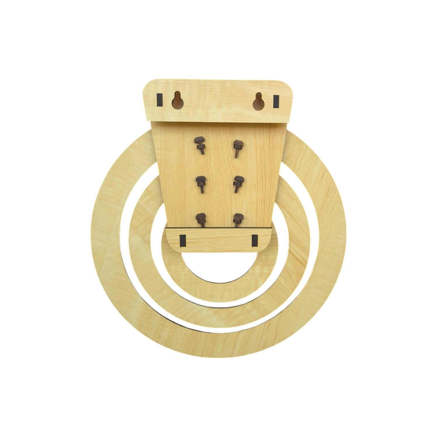 Circular lifetime wooden Wall Calendar for Office and home