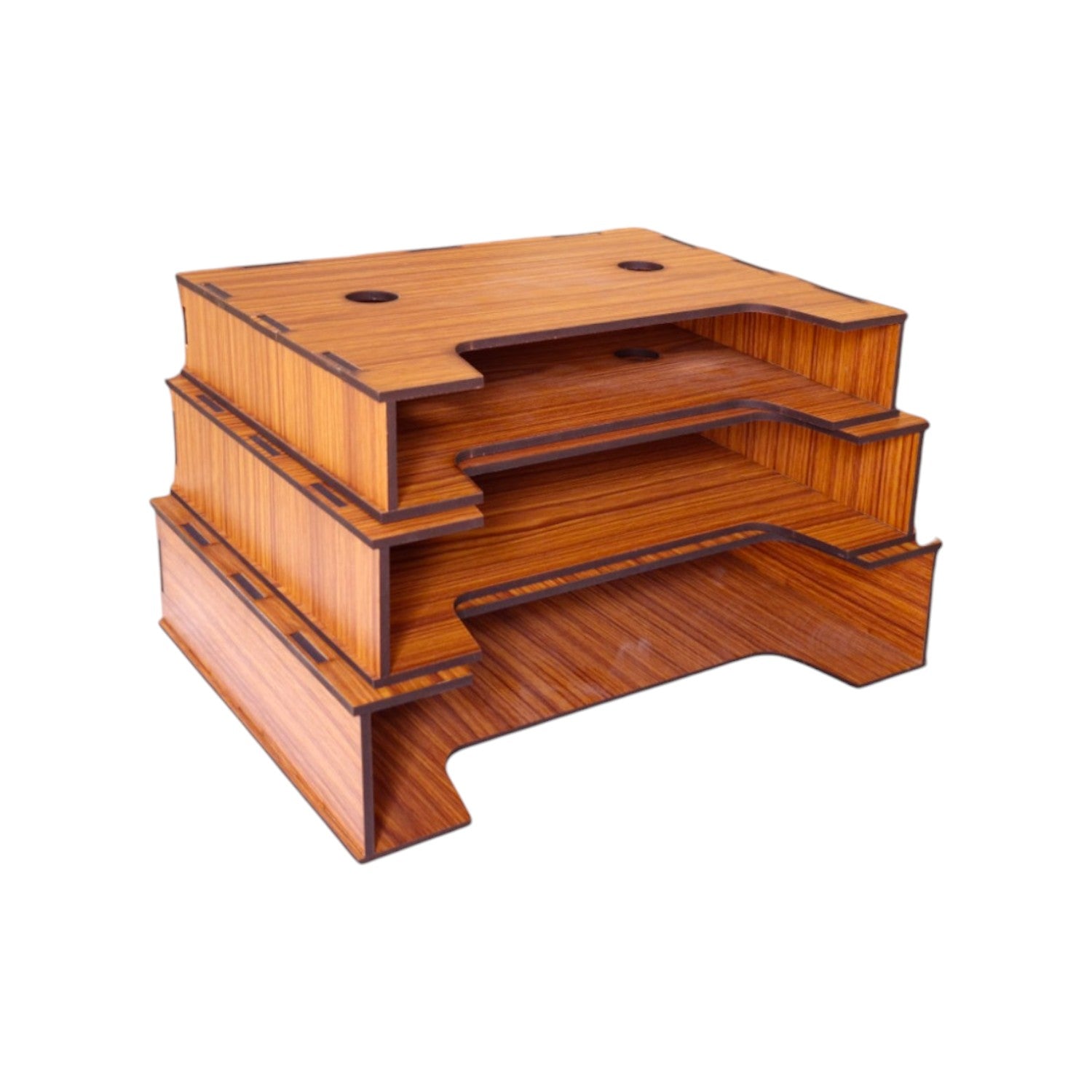 File organizers and desktop document trays with 3 box/3-tier horizontal and vertical arrangements suitable for office desks — ideal for sorting papers, files, A4 documents, letters, folders, and more
