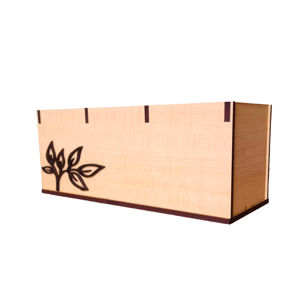 Wooden desk organizers and pen, stationery stands ideal for office and home desks |3 Compartments