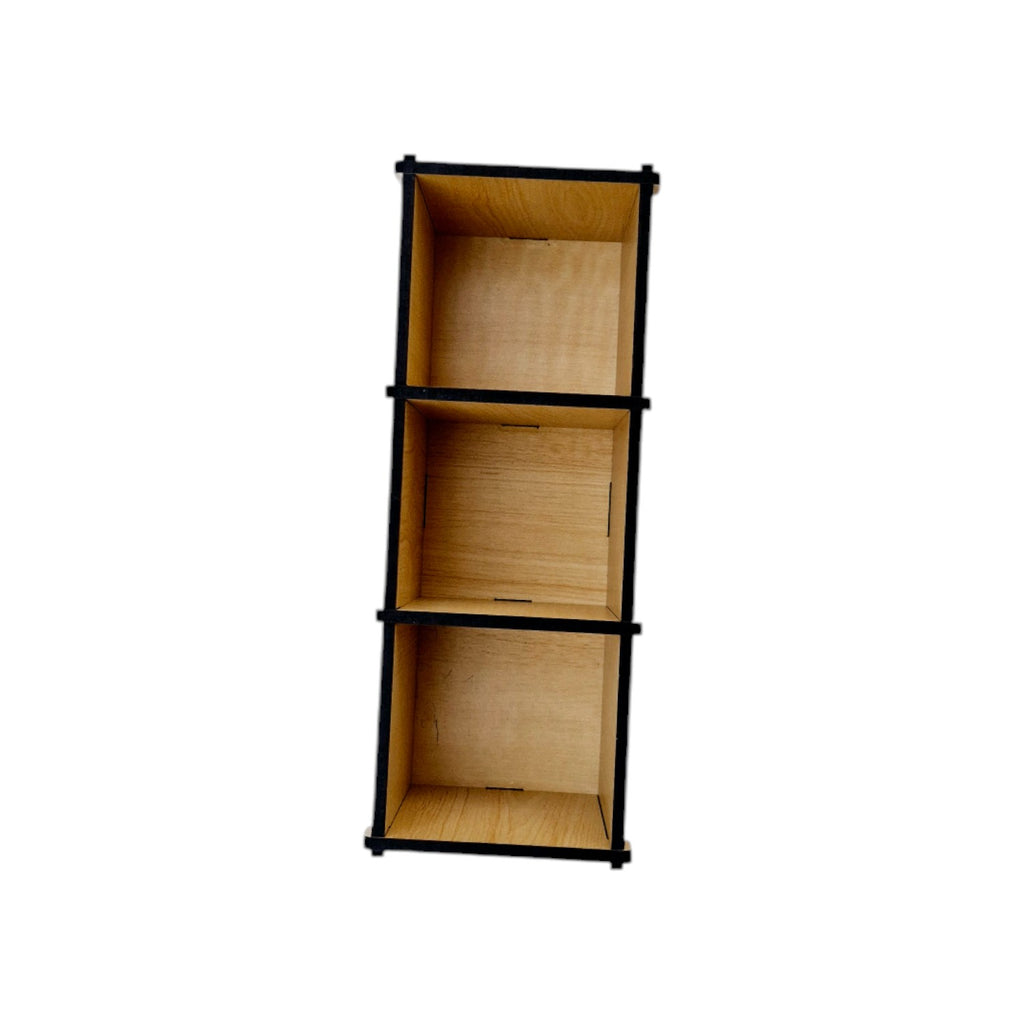 Wooden desk organizers and pen, stationery stands ideal for office and home desks |3 Compartments
