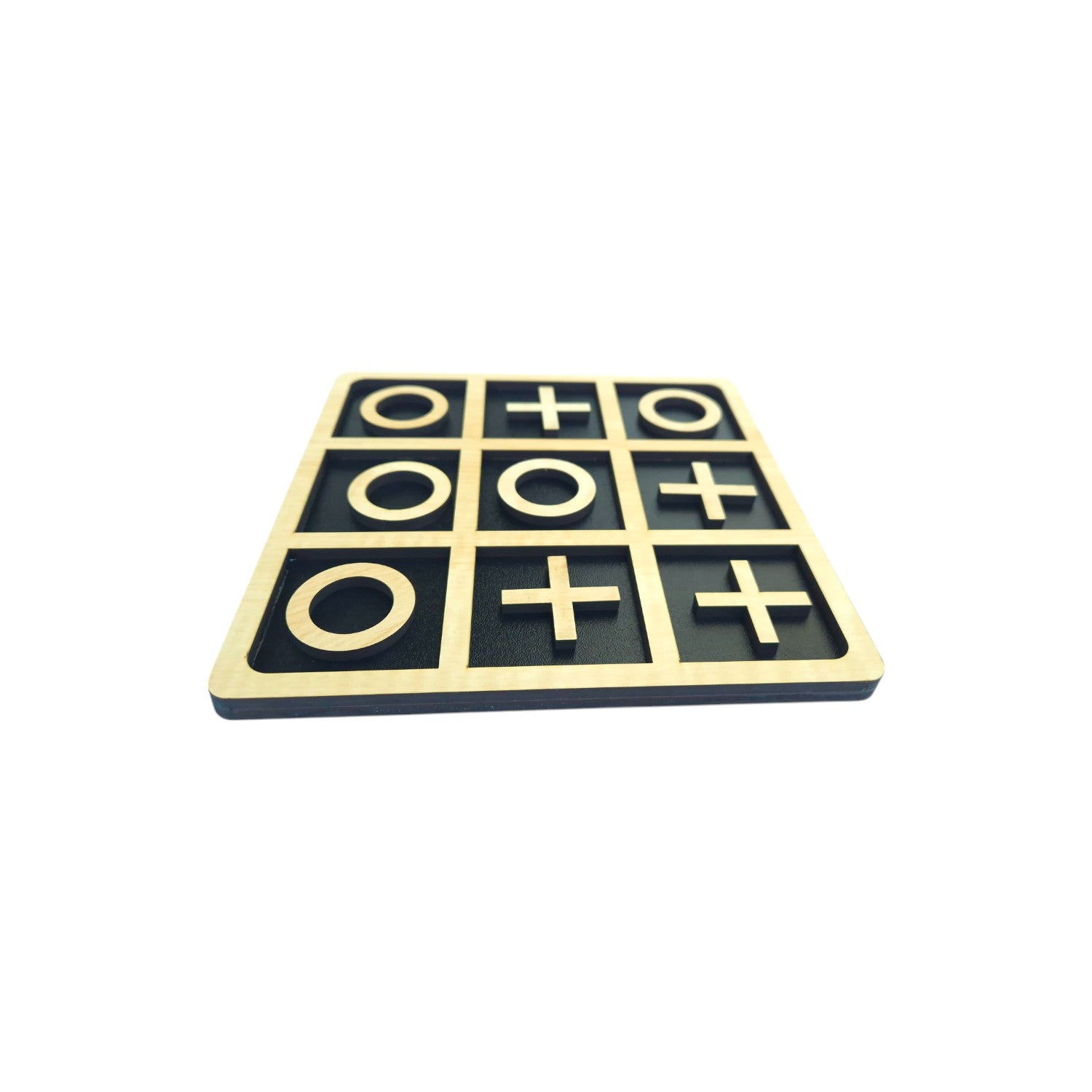 Tic Tac Toe Wooden Board Game |Learning and Educational Wooden Puzzle Game, XOXO Game for Kids & Family