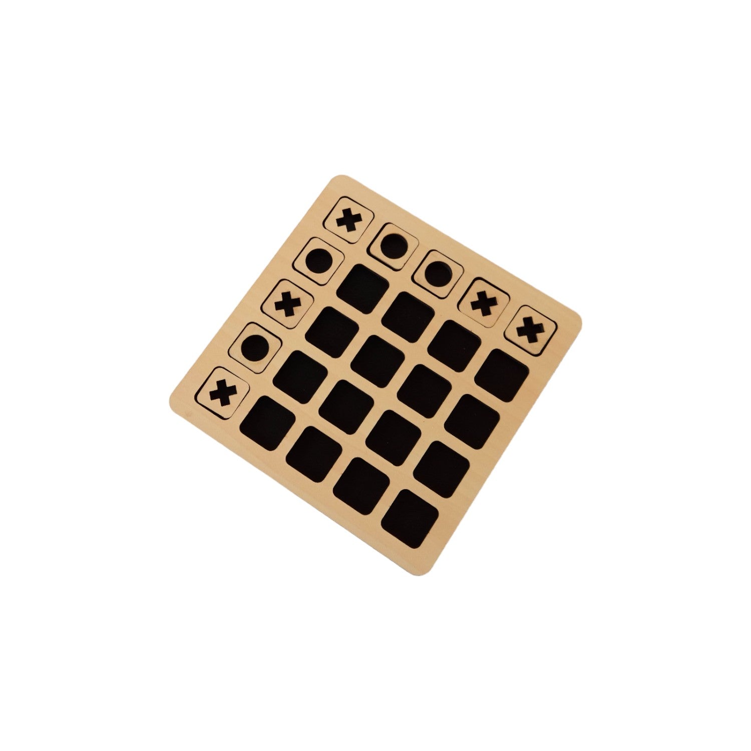 Wooden Tic Tac Toe: Prodigy Edition (5x5)