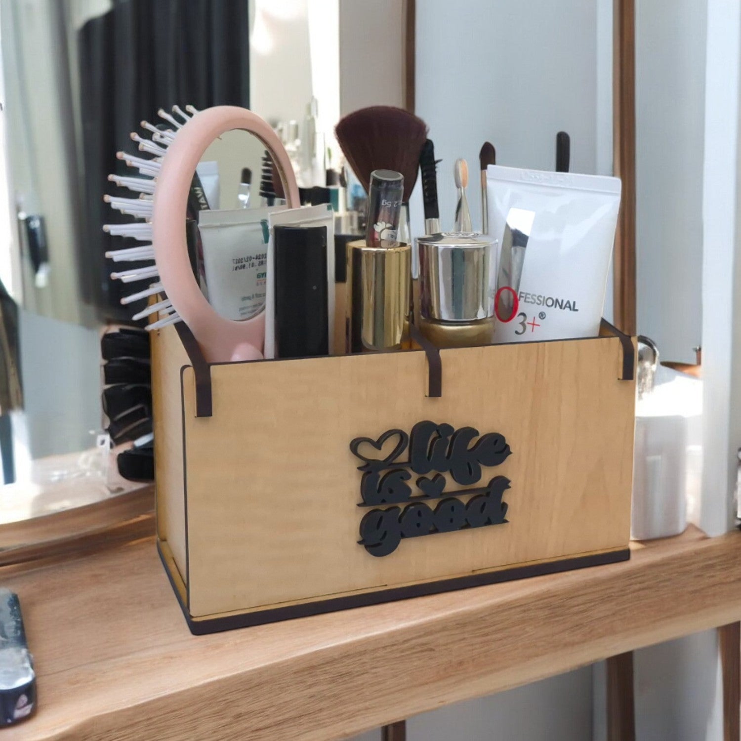 2 Compartment Stationery Holder|Desk Organizer for Professional and Students