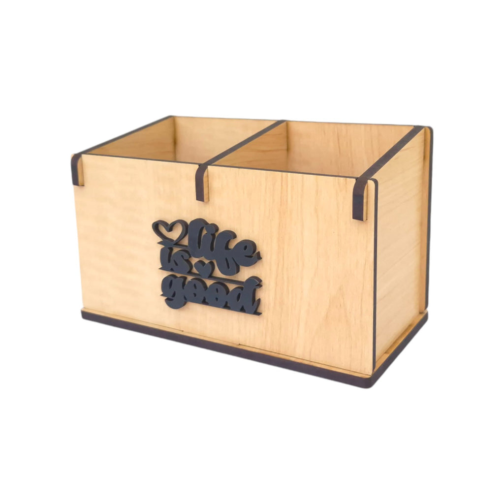 2 Compartment Stationery Holder |Desk Organizer for Professional and Students | combo Pack