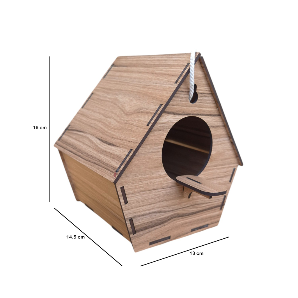 Bird House Nest for Balcony & Garden, Hanging Nest for Sparrow, Hummingbird, Kingfisher. Bird Nest for Balcony/Sparrow Nest/Chidiya Ka Ghosla