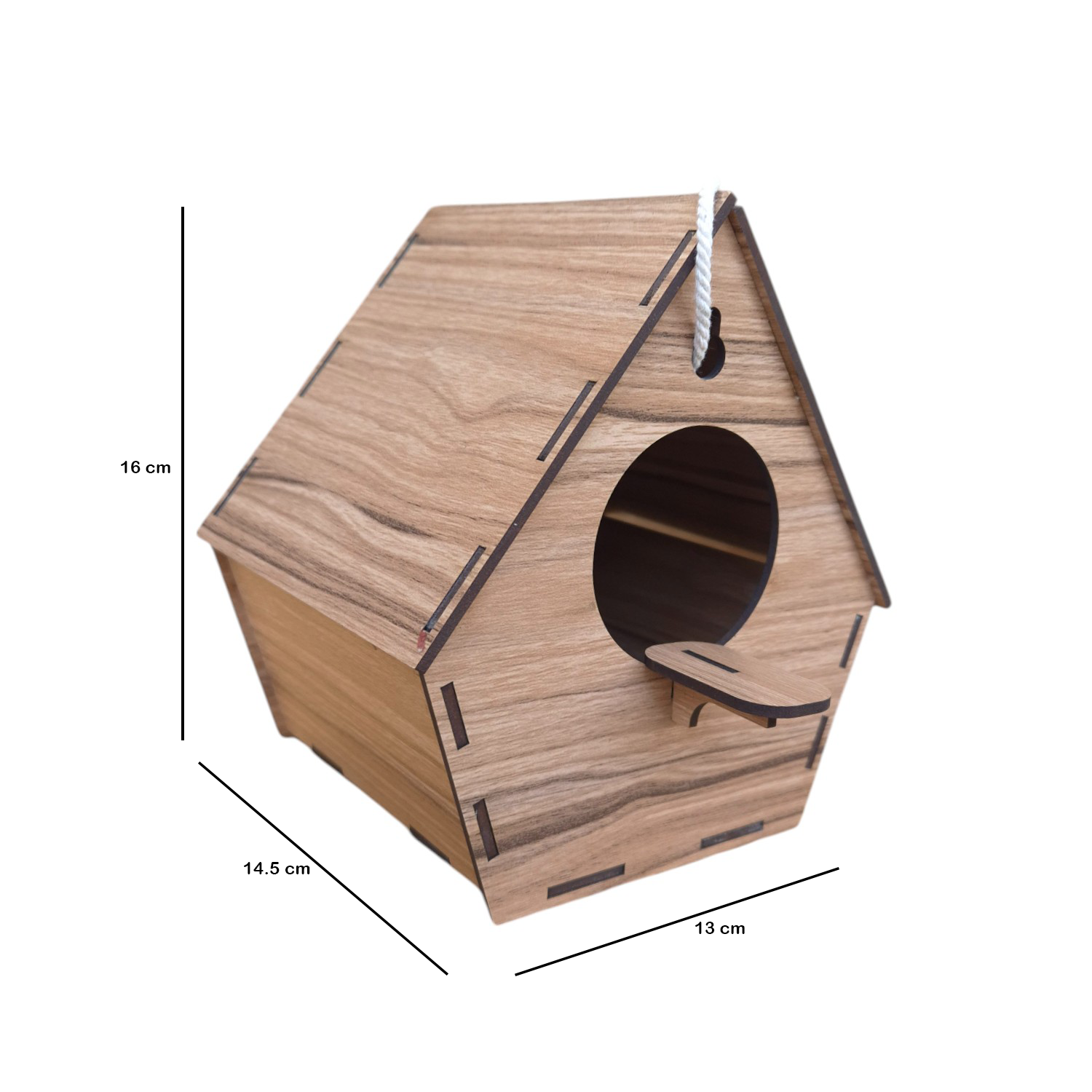 Bird House Nest for Balcony & Garden, Hanging Nest for Sparrow, Hummingbird, Kingfisher. Bird Nest for Balcony/Sparrow Nest/Chidiya Ka Ghosla