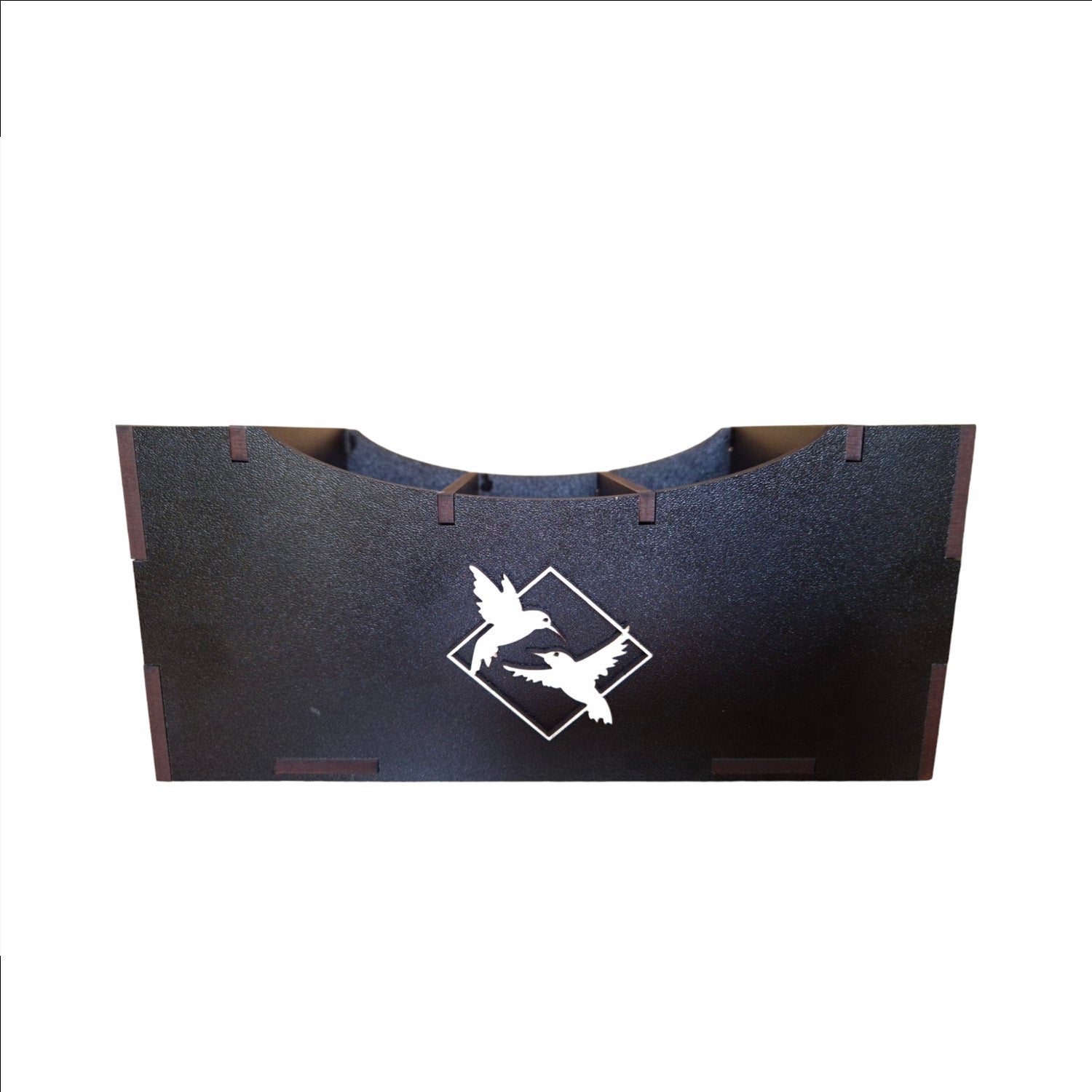 Wooden Multipurpose Remote and Staionery Stand for Office & Home | 5 Compartment