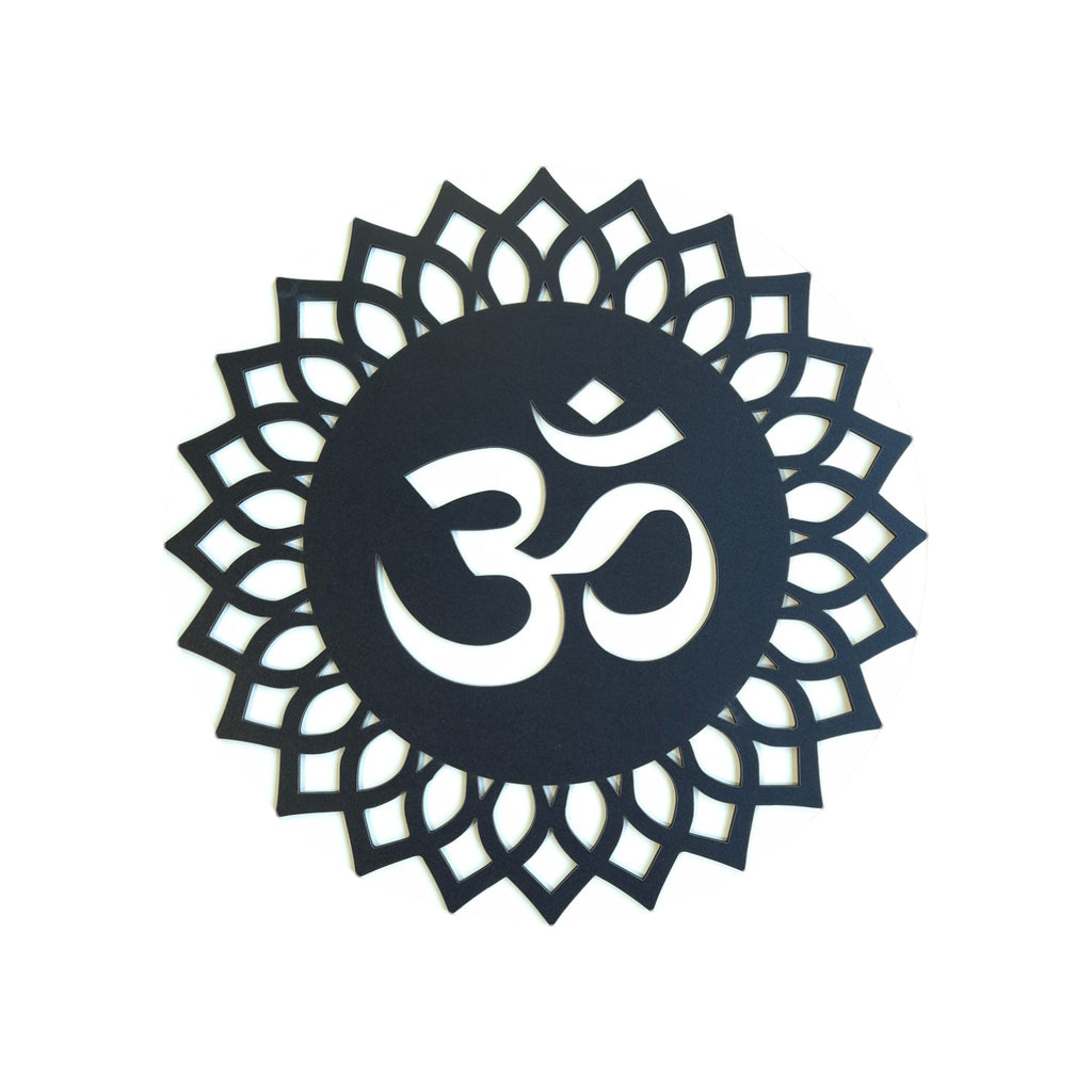 Wooden Om Wall Design/Om Wall Decor for Living Room, Bed Room, Pooja Room Combo Set Of 2