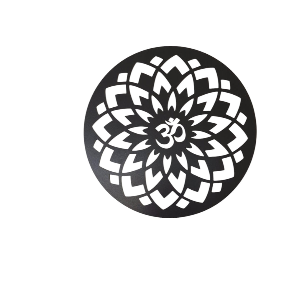 Wooden Om Wall Design/Om Wall Decor for Living Room, Bed Room, Pooja Room Combo Set Of 2