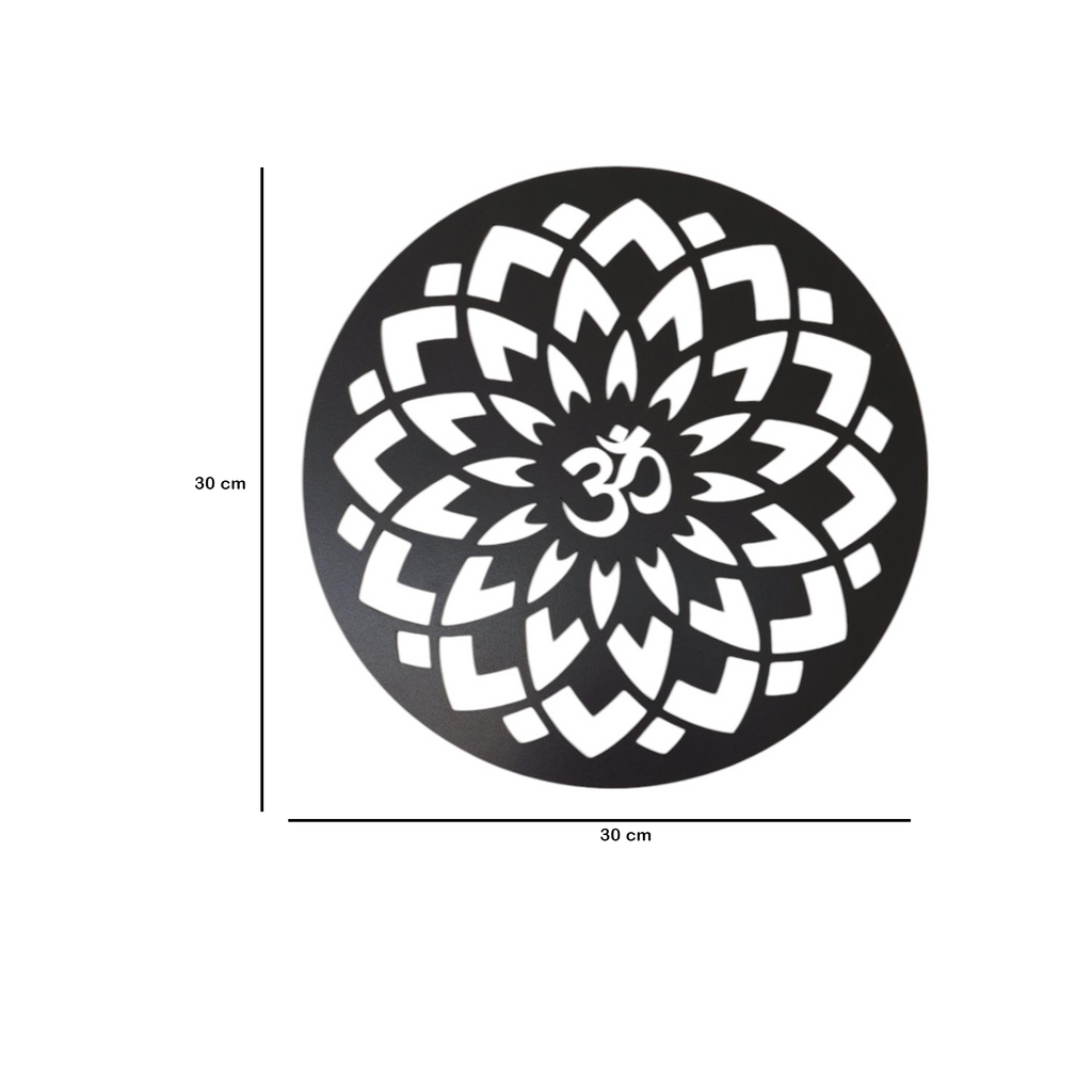 Wooden Om Wall Design/Om Wall Decor for Living Room, Bed Room, Pooja Room Combo Set Of 2