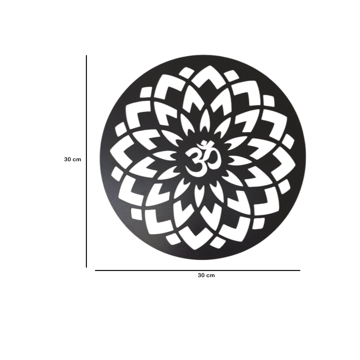 Wooden Om Wall Design/Om Wall Decor for Living Room, Bed Room, Pooja Room Combo Set Of 2