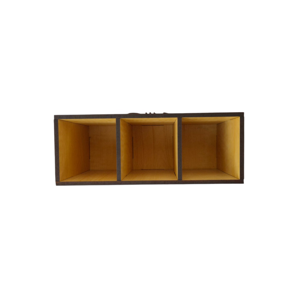 Wooden Cutlery Stand for Kitchen & Dining Table | Spoon, Knife & Fork Holder |3 Compartments