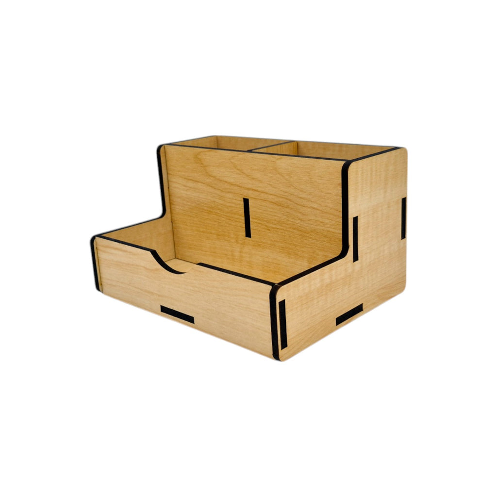 Wooden Desk Organizer for Pen and Acessories | Multipurpose storage Stand