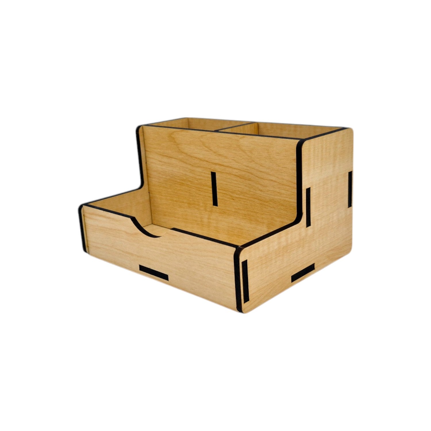 Wooden Desk Organizer for Pen and Acessories | Multipurpose storage Stand