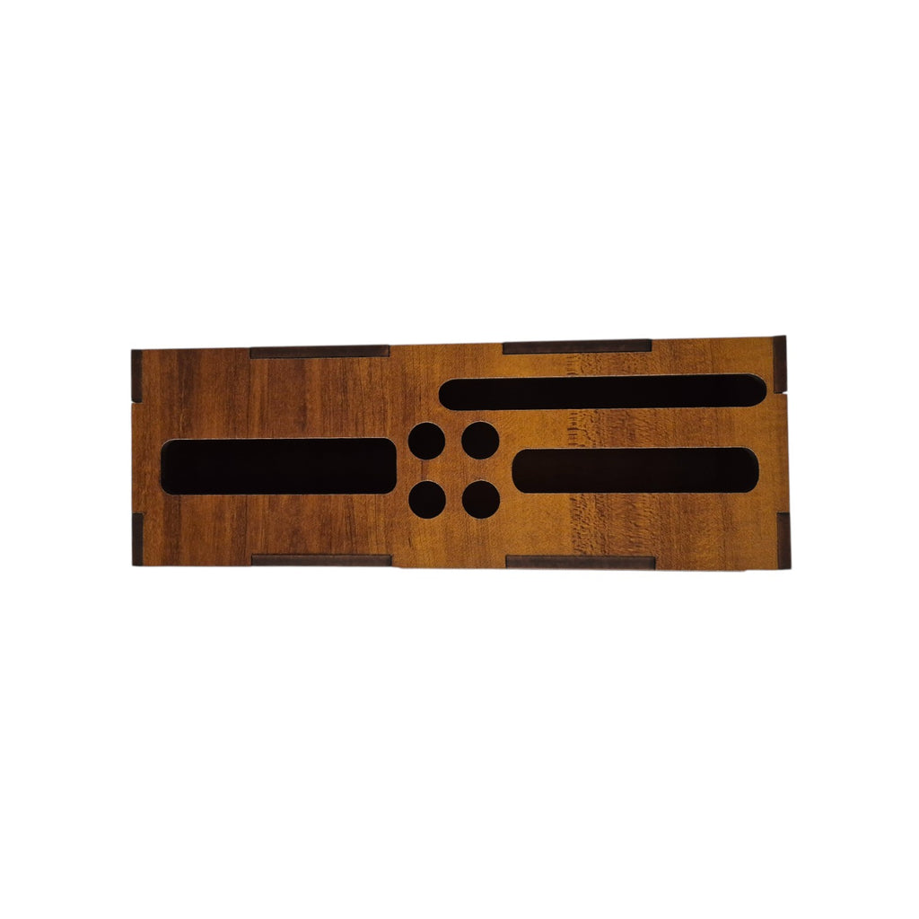 Personalized Office Desk Name Plate with Mobile Stand Holder Pen Stand Notepad holder-Wooden Desk Organizer