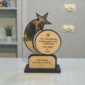 Personalized MDF Wooden Trophy for Corporate Events | Custom Logo & Text