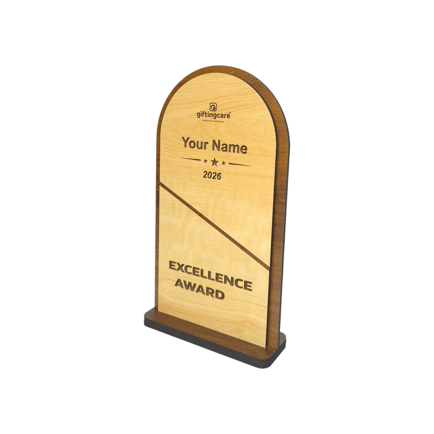 Eco-Friendly MDF Wooden Award – Custom Corporate Gifting Trophy