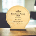 MDF Wooden Trophy | Customized Memento for Achievements & Events