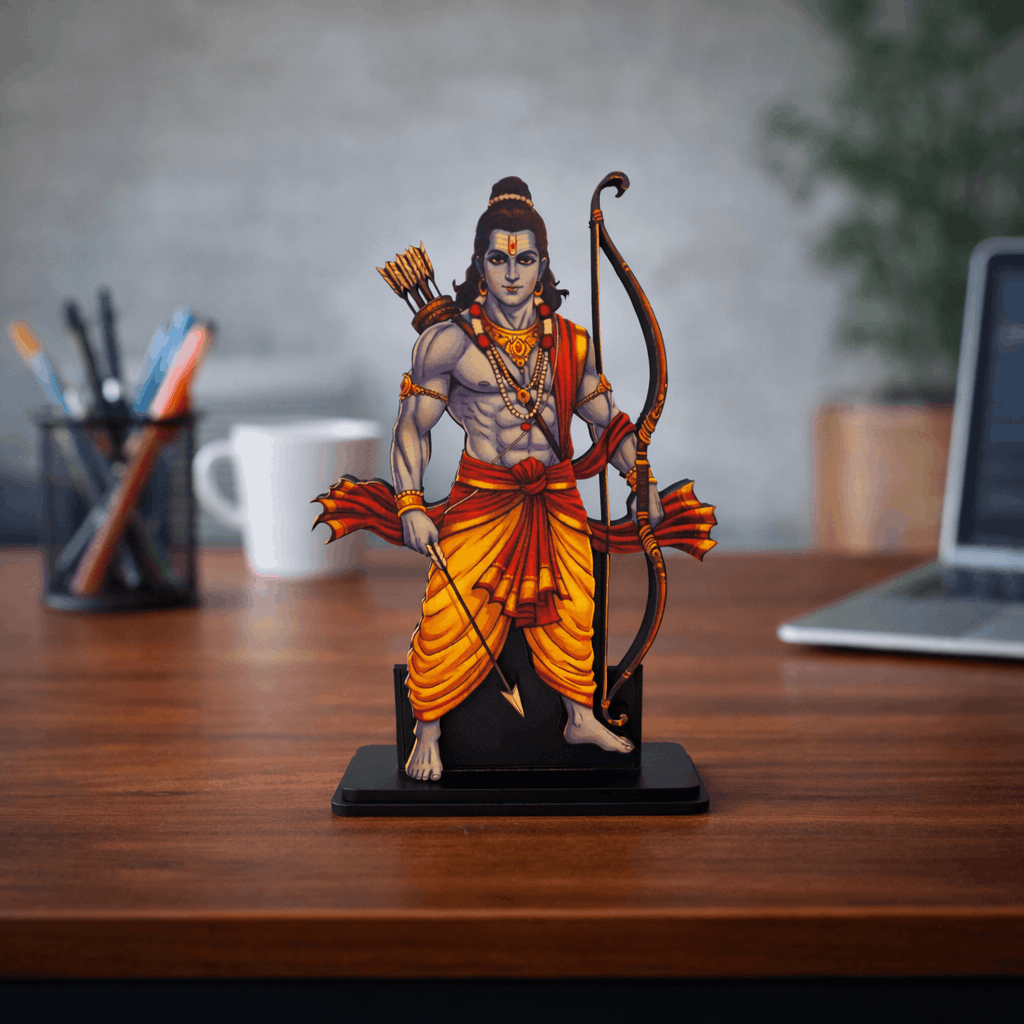 Ram Ji Idol for Car, Home & Office | Lord Ram Showpiece suitable for Desk, Temple, Dashboard
