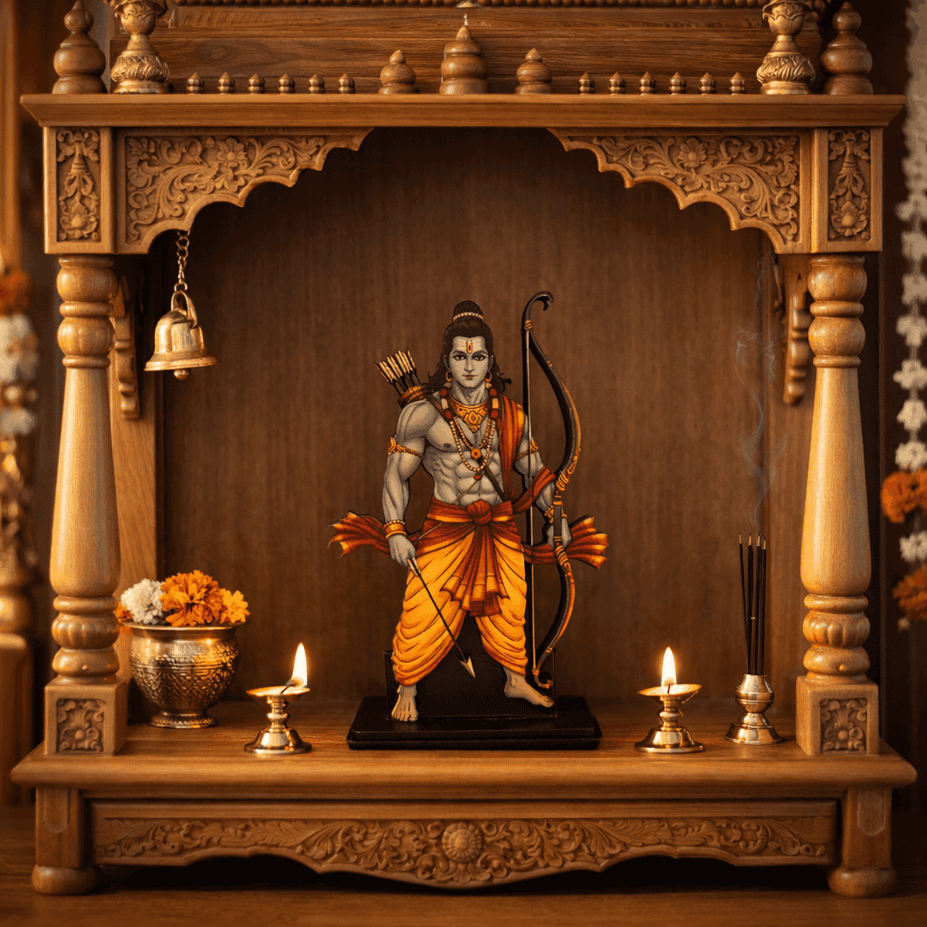 Ram Ji Idol for Car, Home & Office | Lord Ram Showpiece suitable for Desk, Temple, Dashboard