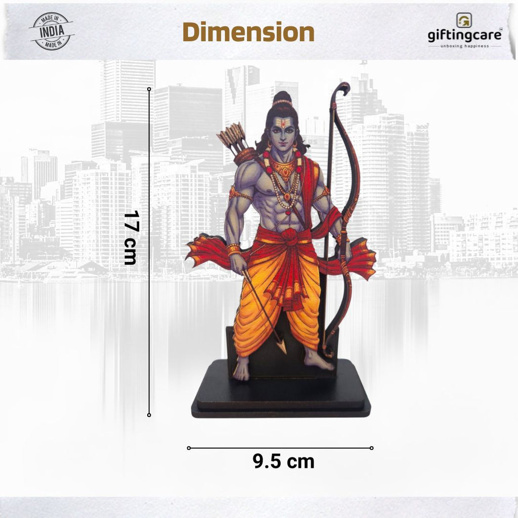 Ram Ji Idol for Car, Home & Office | Lord Ram Showpiece suitable for Desk, Temple, Dashboard