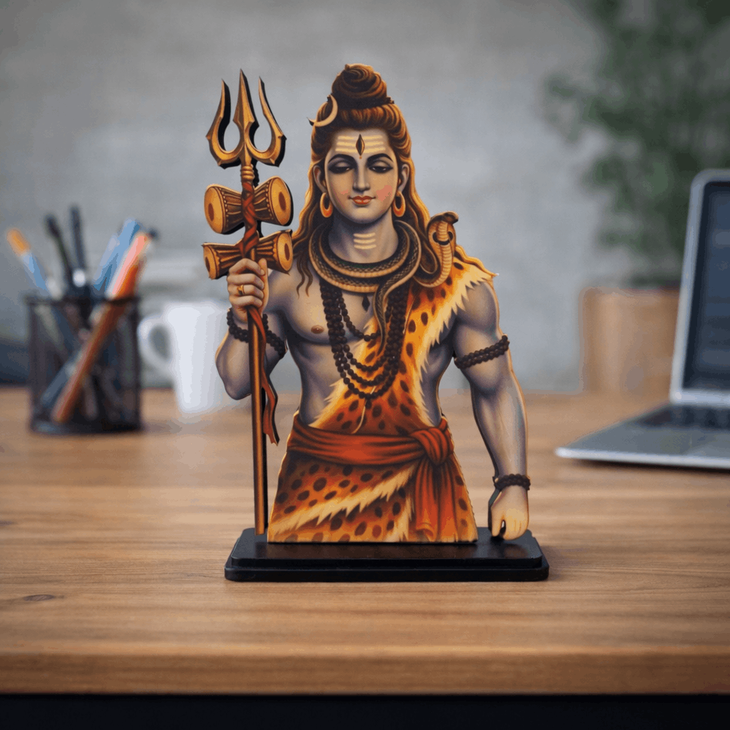 Shiv Ji Idol for Car, Home & Office | Shiv Ji Showpiece suitable for Desk, Temple, Dashboard