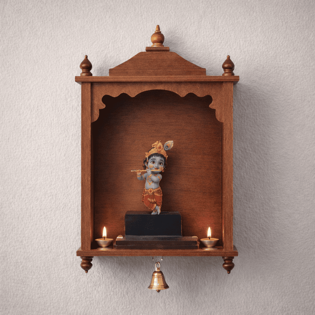 Krishna ji Idol for Car, Home & Office | Lord Krishna Showpiece suitable for Desk, Temple, Dashboard