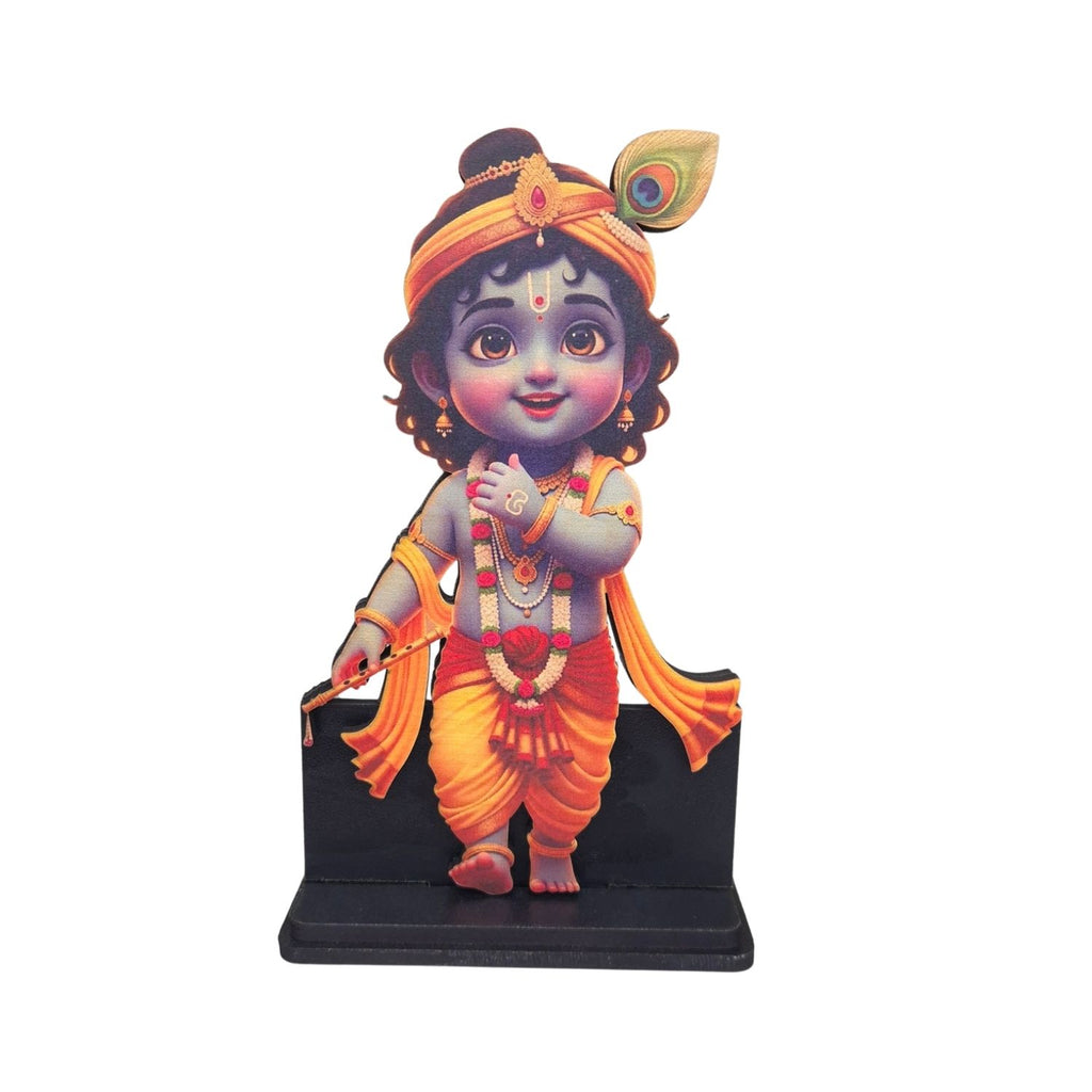 Krishna ji Idol for Car, Home & Office | Lord Krishna Showpiece suitable for Desk, Temple, Dashboard