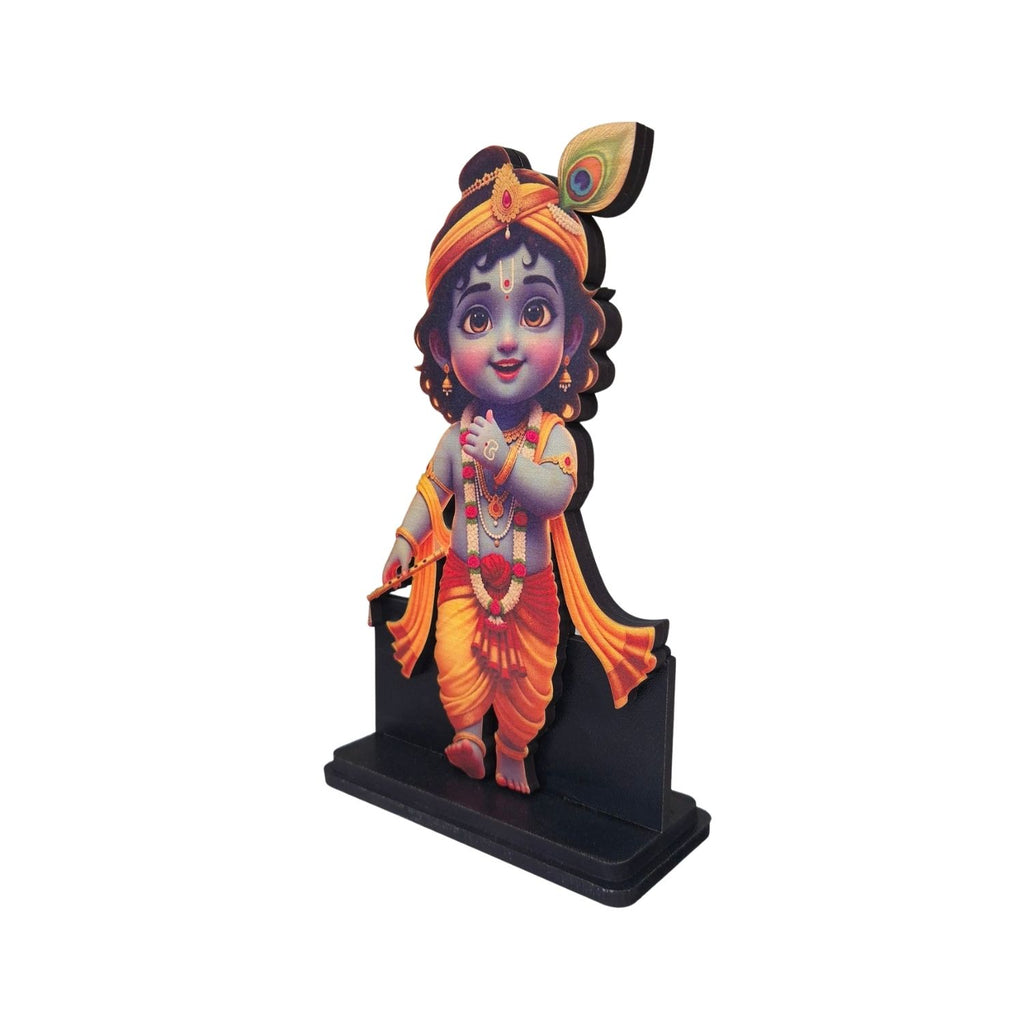 Krishna ji Idol for Car, Home & Office | Lord Krishna Showpiece suitable for Desk, Temple, Dashboard